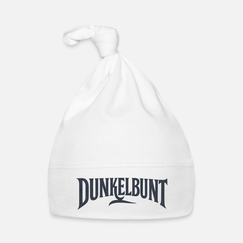 Dunkelbunt Black Edition Baby Bio-Mütze