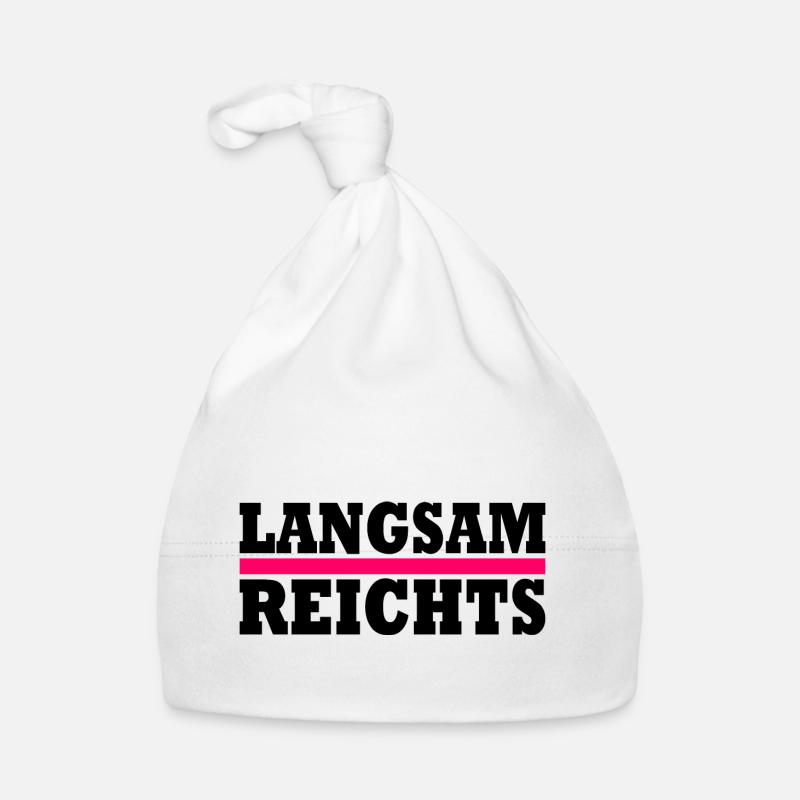 LANGSAM REICHTS Baby Bio-Mütze