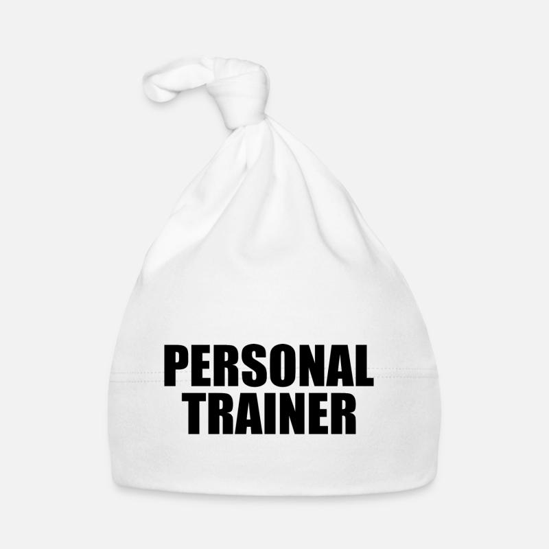 Personal trainer - Baby Bio-Mütze - Weiß