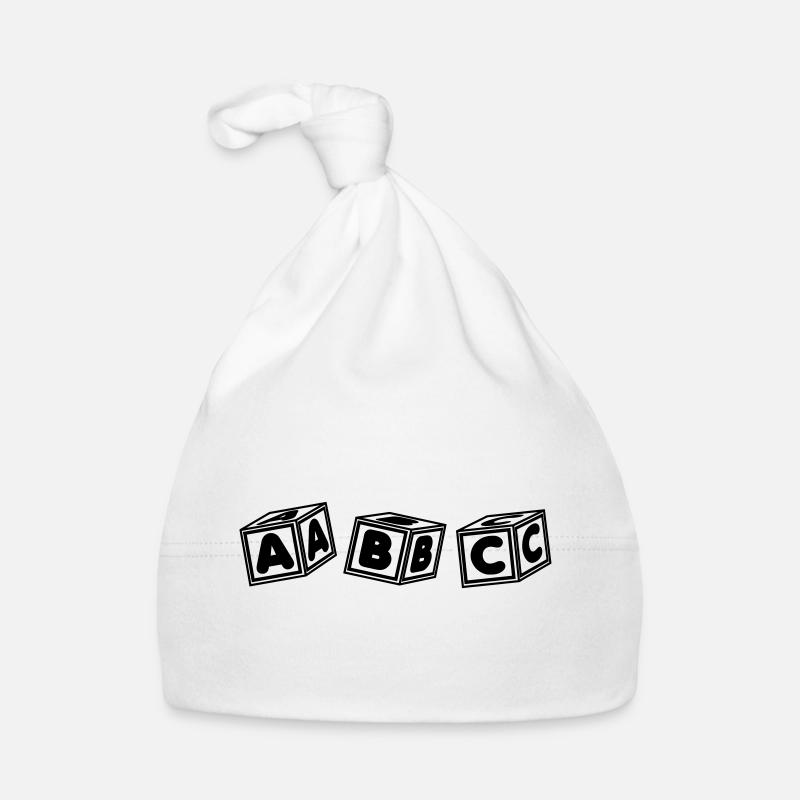 ABC blocks Organic Baby Cap