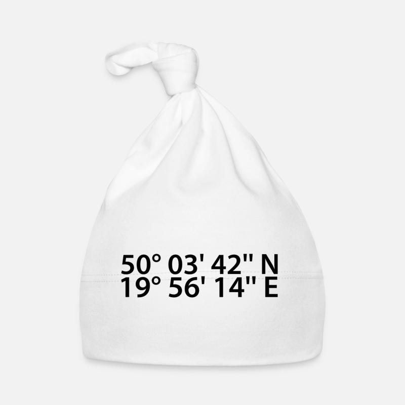 Krakow Coordinates Organic Baby Cap