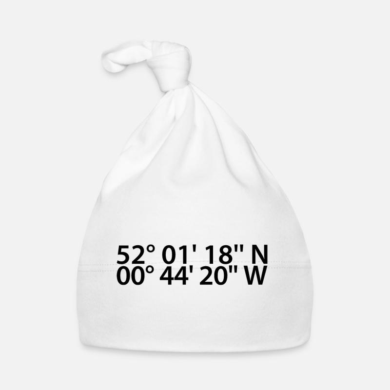 Milton Keynes coordinates Organic Baby Cap