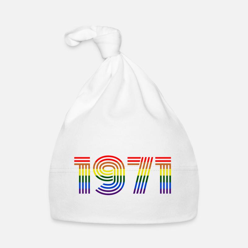 Rainbow 1971 Organic Baby Cap