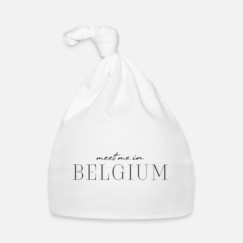 T-Shirt Belgique : Mode & Chocolats, Élégance à l’état pur Bonnet bio Bébé