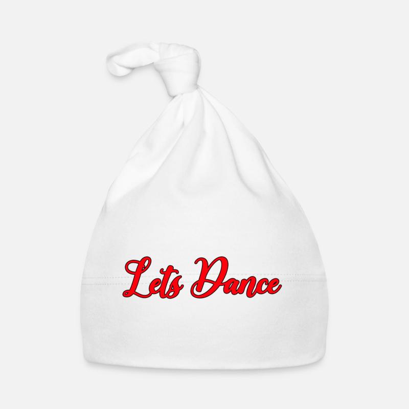 Dancing Abstract Lines Organic Baby Cap