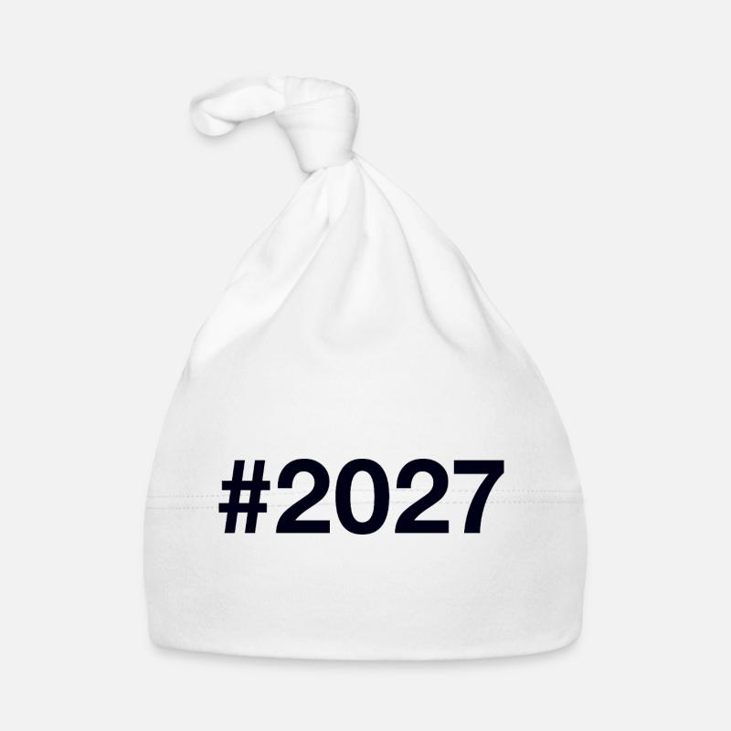 2027 Hashtag Organic Baby Cap