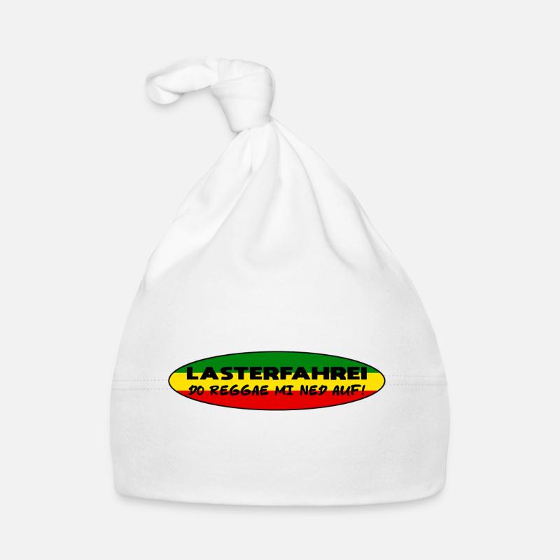 LASTERFAHREI - Do Reggae Mi Ned Auf! REGGAE Oval Baby Bio-Mütze
