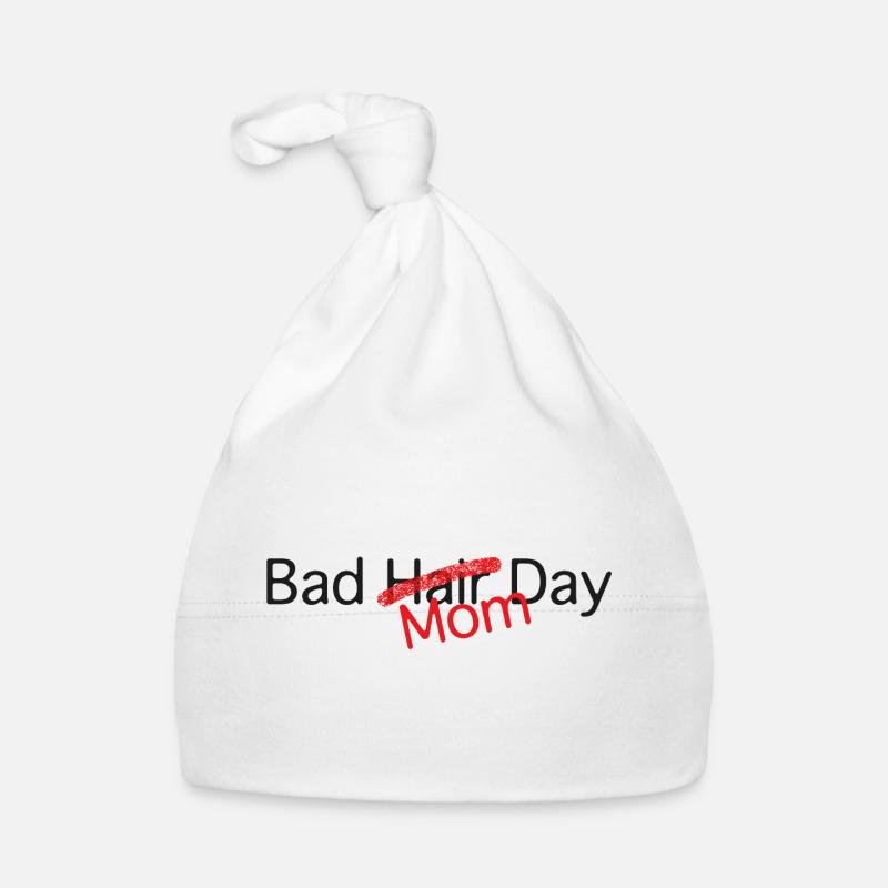 Bad Mom Day Humor Text Baby Bio-Mütze