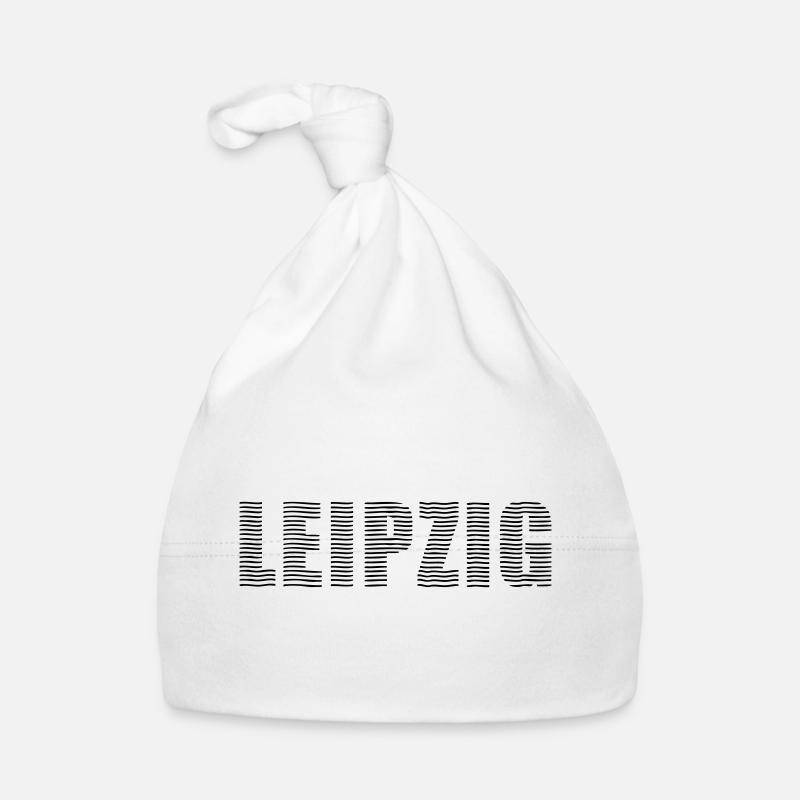 Leipzig Linienschrift Baby Bio-Mütze