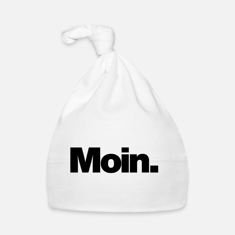 Moin – North German greeting Organic Baby Cap