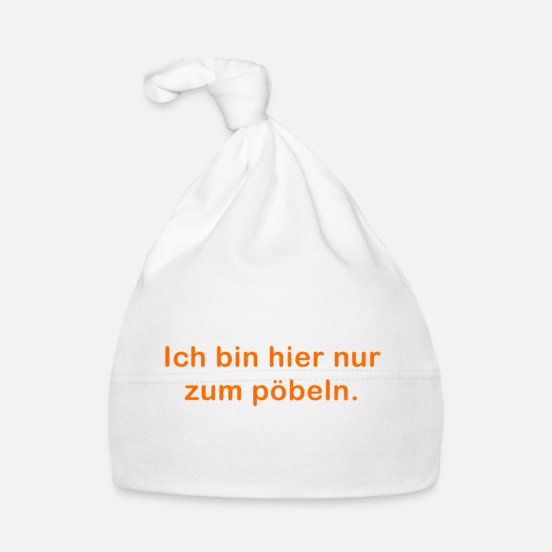 Ich bin hier  Baby Bio-Mütze