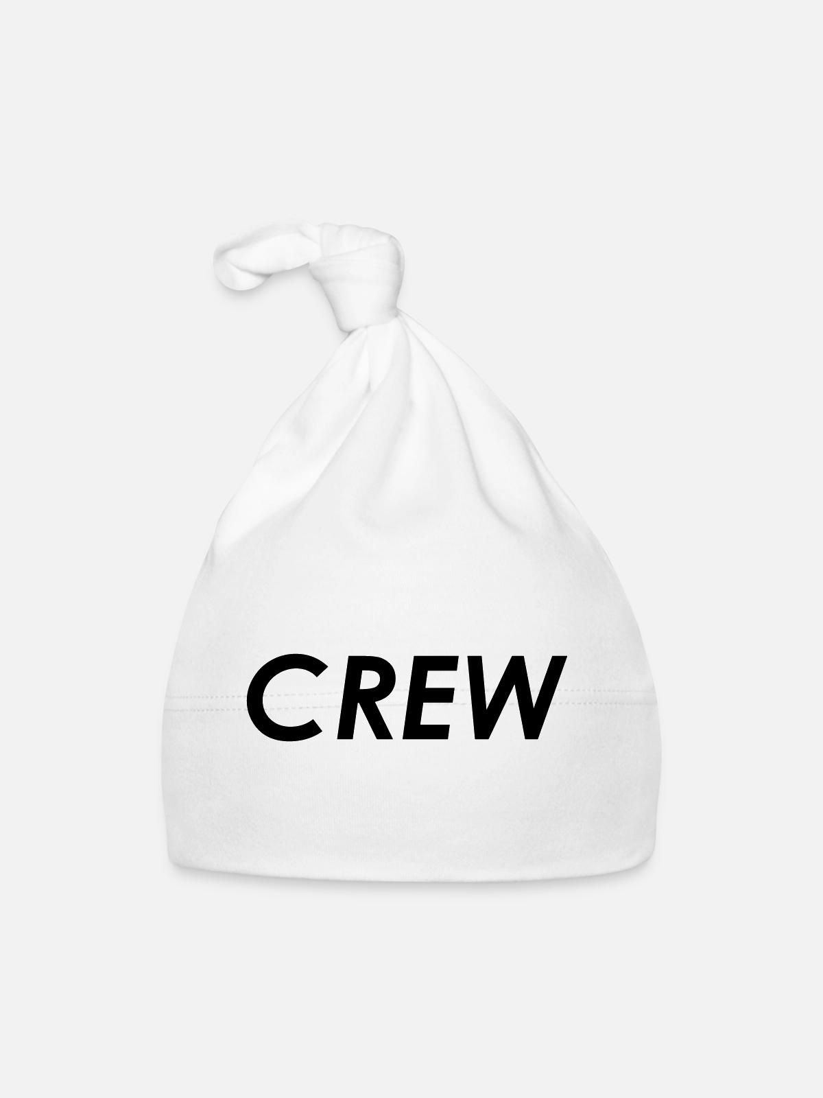 crew - Organic Baby Cap - white - Front