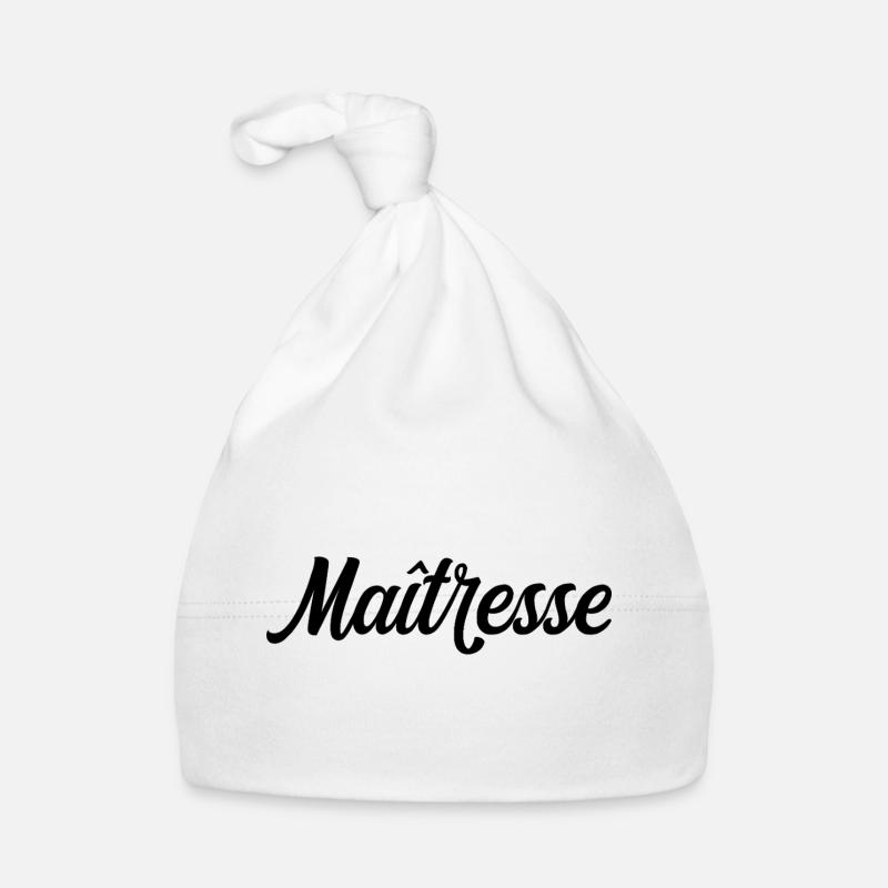 Maîtresse D'école Enseignante Classe Élémentaire Bonnet bio Bébé