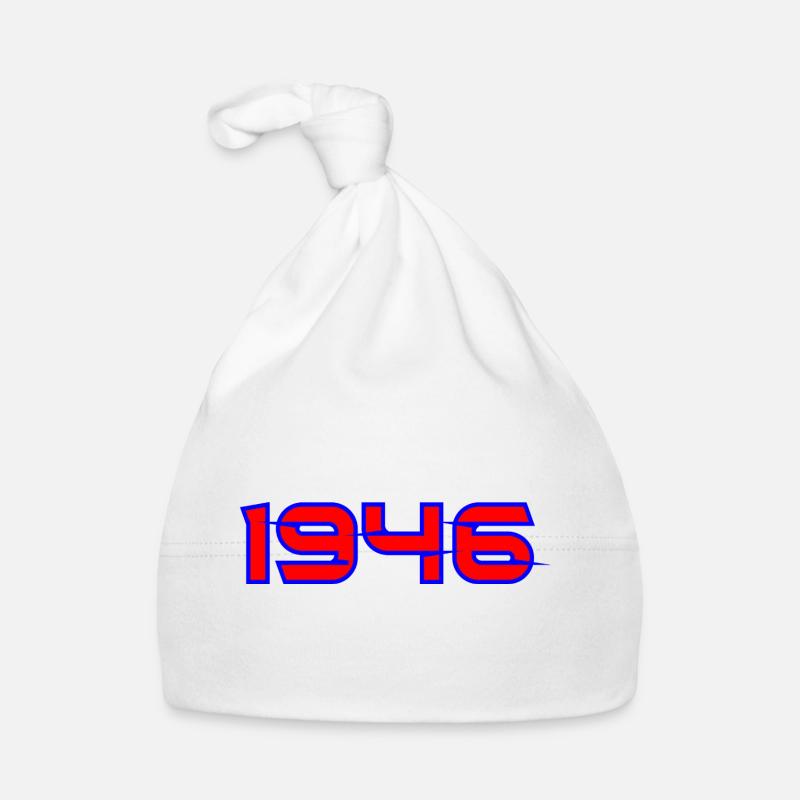 1946 Glyph Design Organic Baby Cap