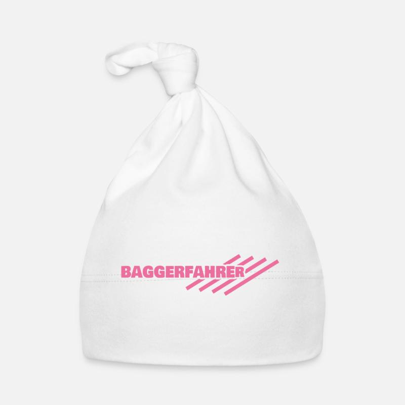 Beruf Baggerfahrer Baby Bio-Mütze