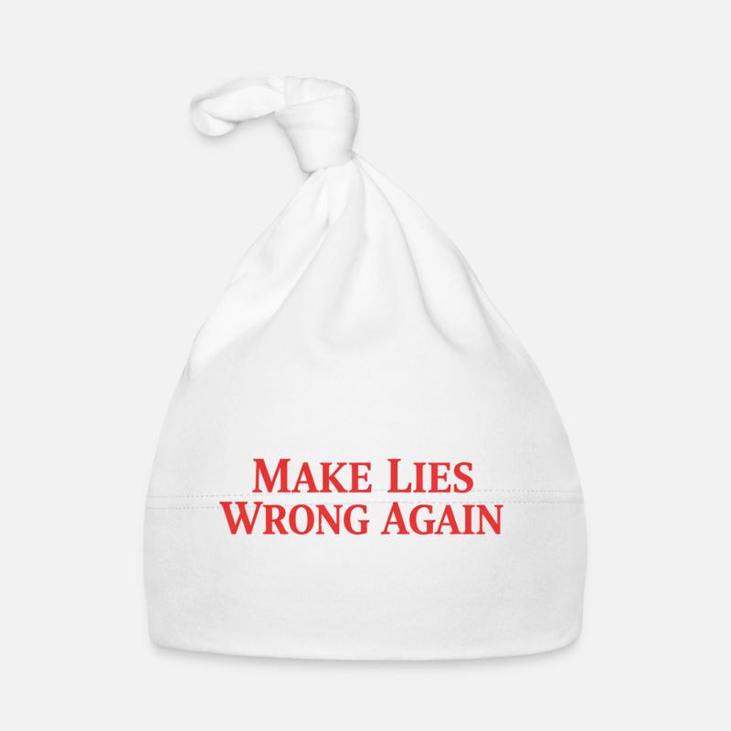 Make Lies Wrong Again Organic Baby Cap
