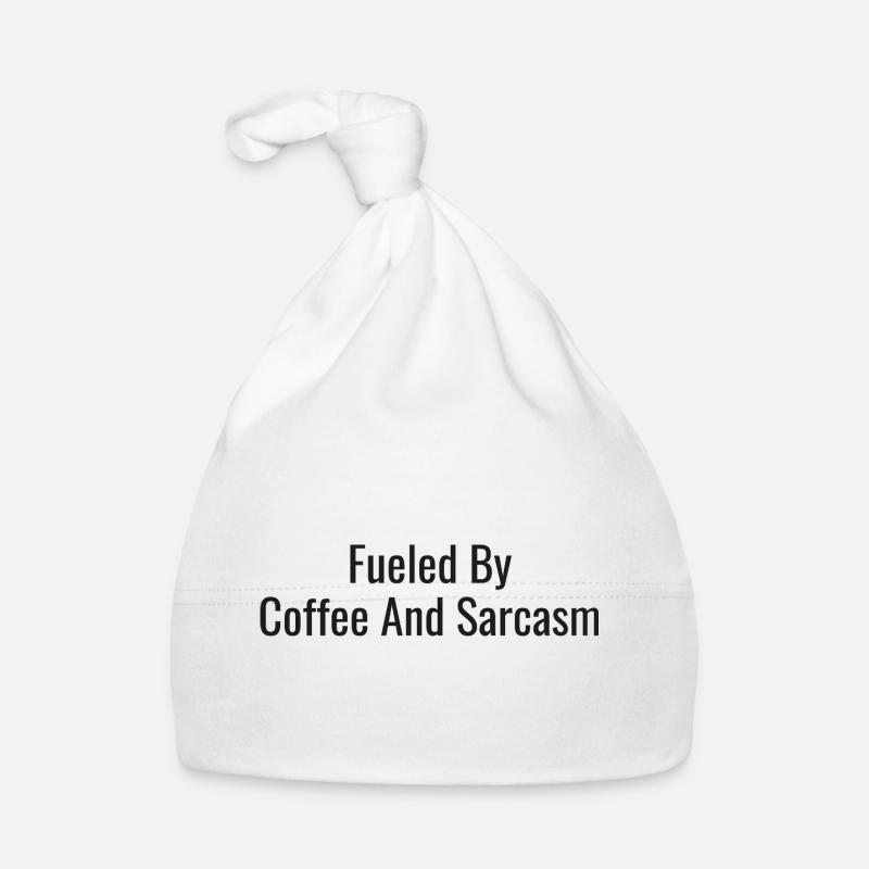 Caffeine and sarcasm Organic Baby Cap