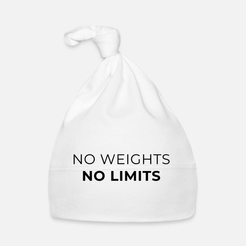 No weights - No limits - Calisthenics Baby Bio-Mütze