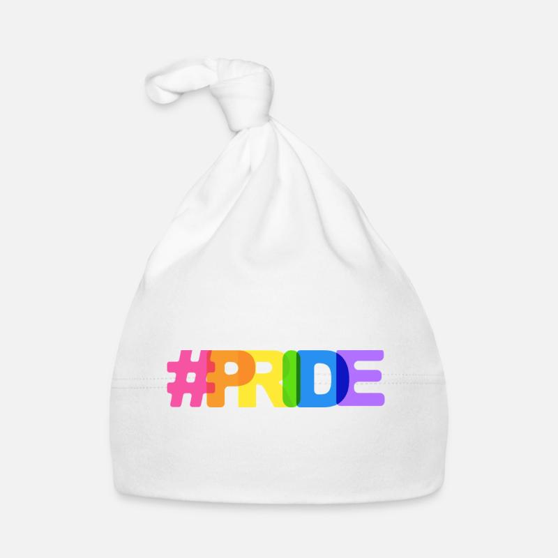 Pride Hashtag Regenbogenstil Baby Bio-Mütze