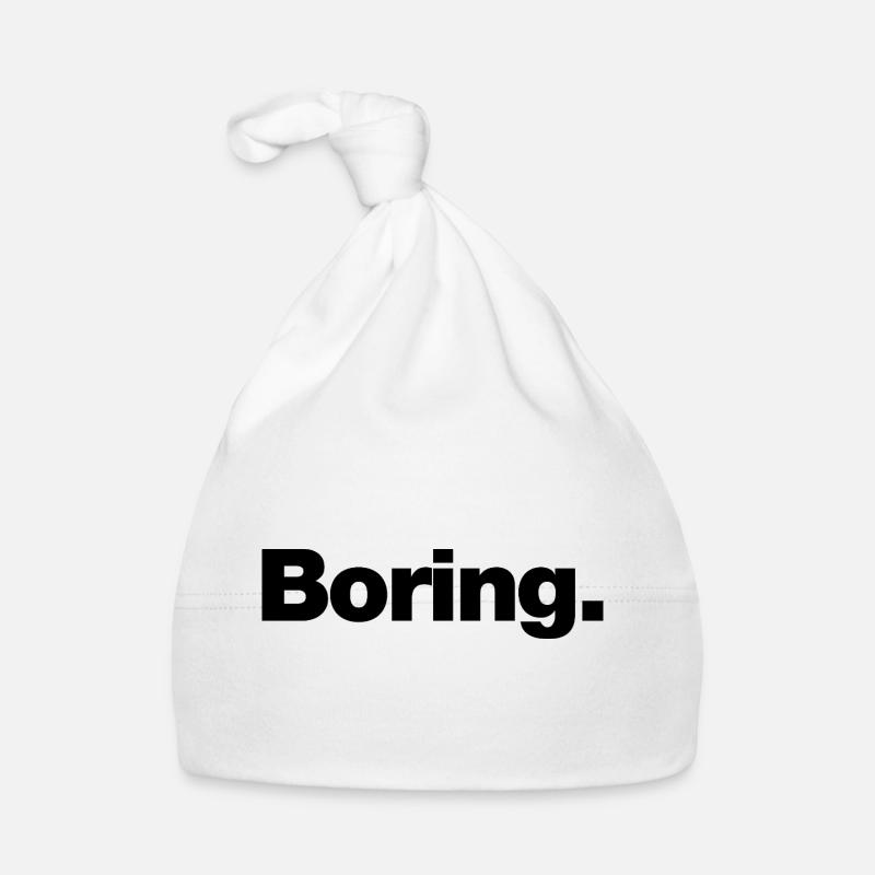 Boring Organic Baby Cap