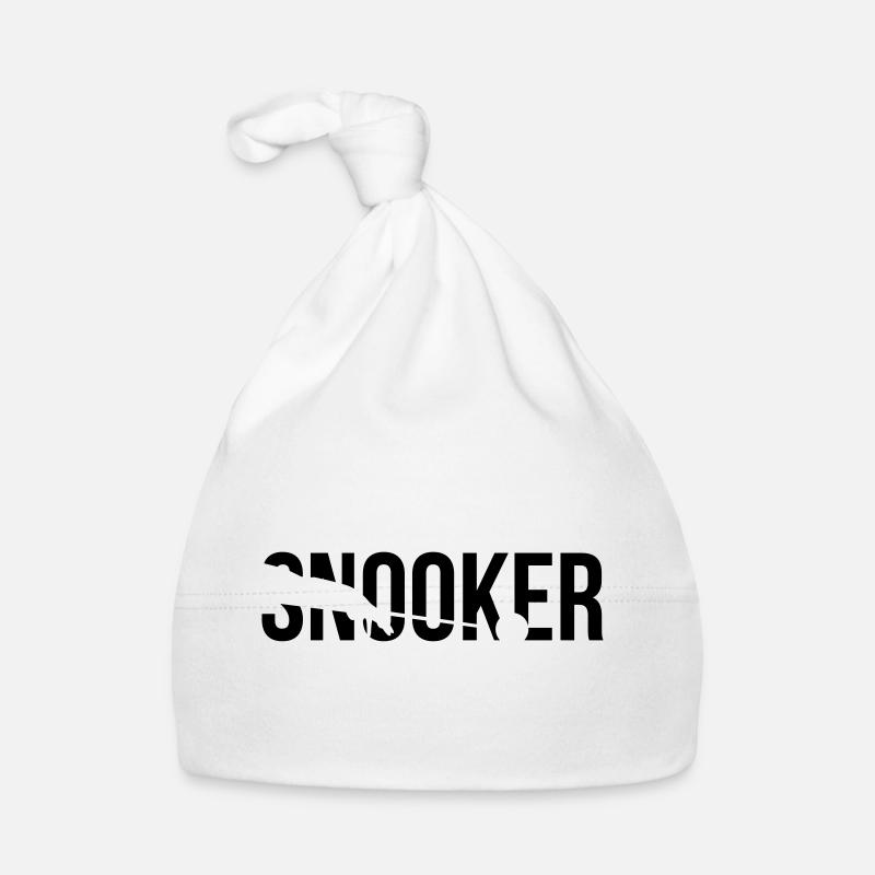 snooker - Baby Bio-Mütze - Weiß