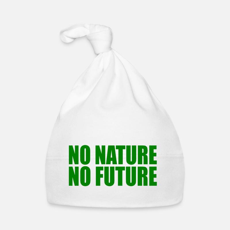 No nature no future Organic Baby Cap