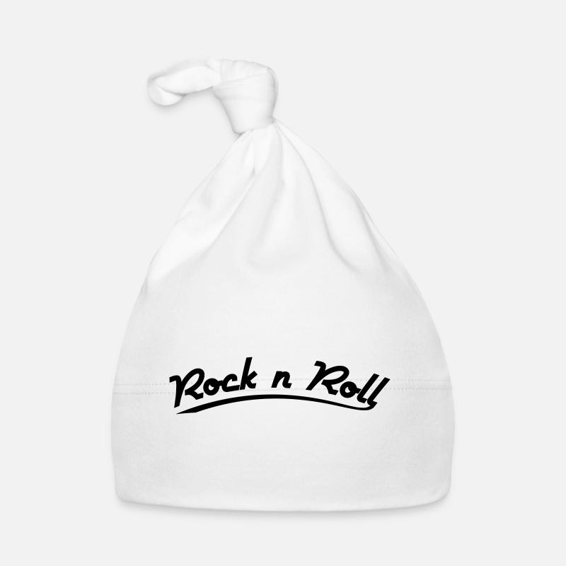 rock n roll design retro vintage style Baby Bio-Mütze