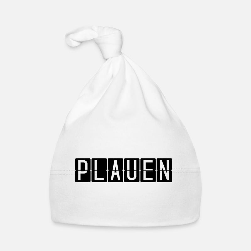 Plauen Flughafentafel Baby Bio-Mütze