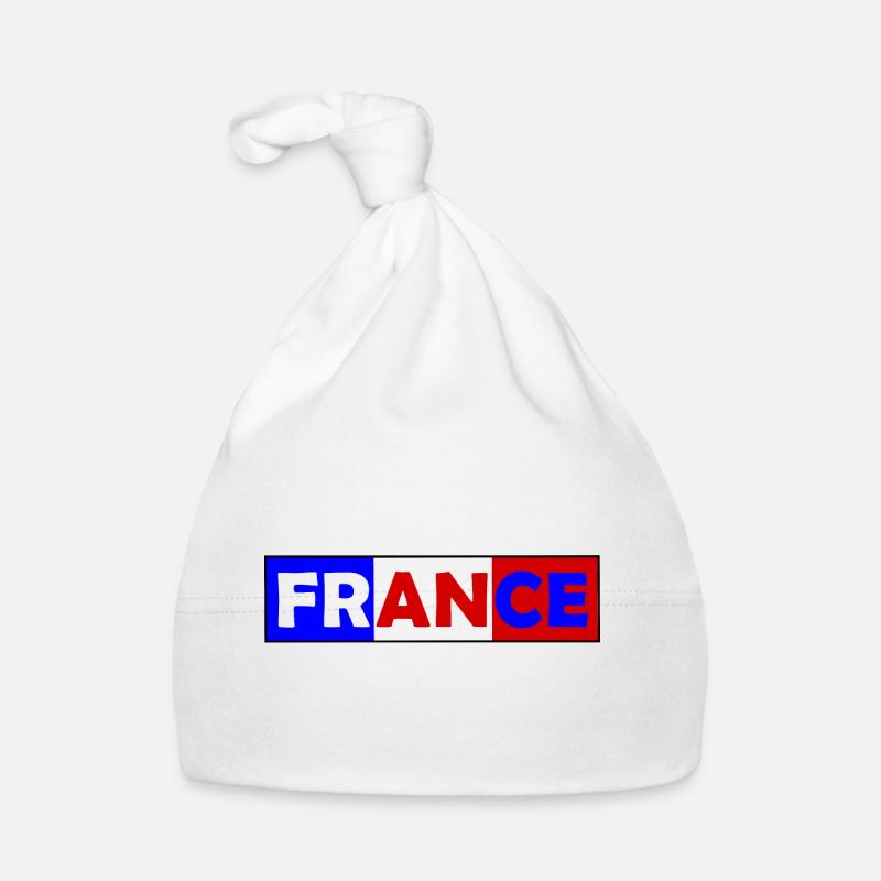 Frankreich Farben Baby Bio-Mütze
