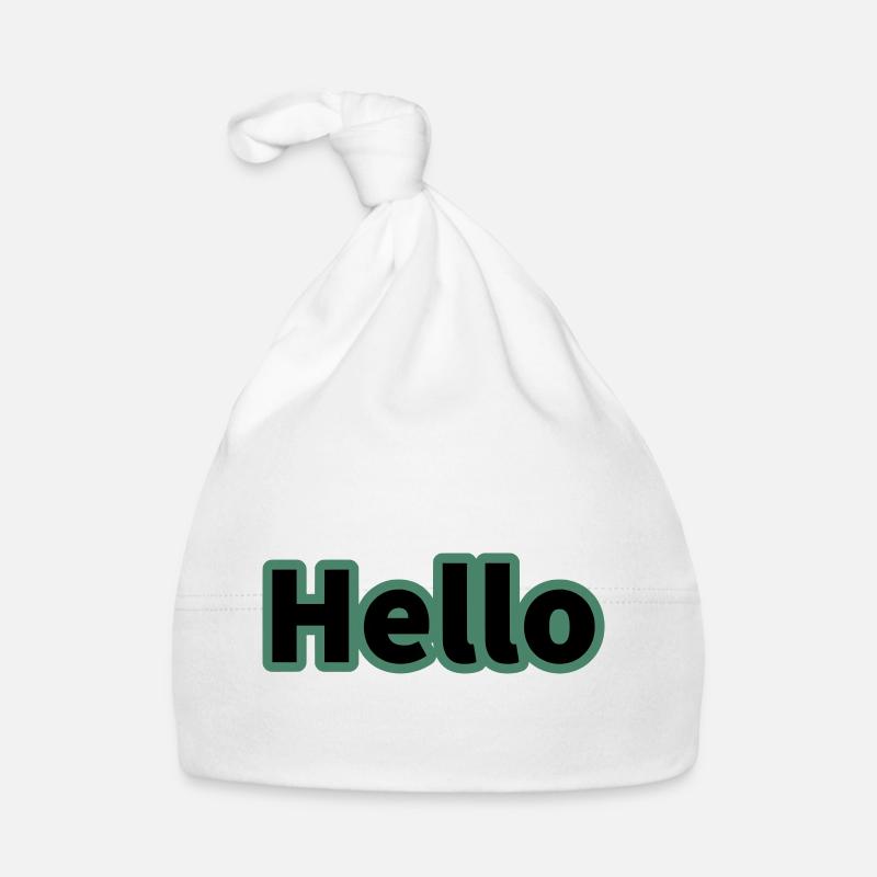Hello Organic Baby Cap