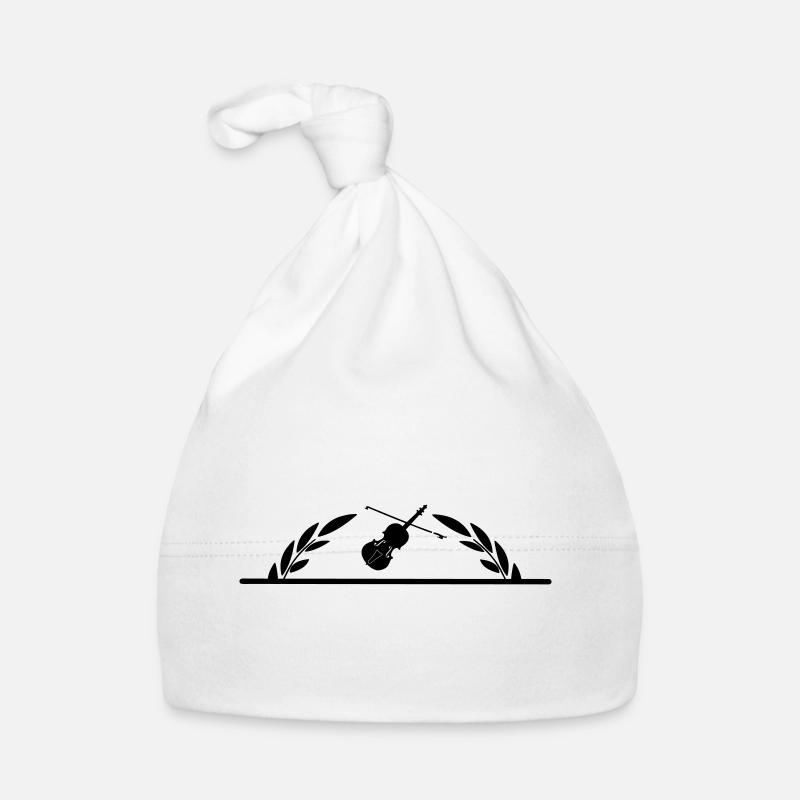 Violon en demi-couronne de laurier Bonnet bio Bébé