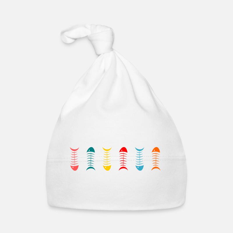 SARDINE. FISH. APRIL FOOL. EASTER. SEA Organic Baby Cap