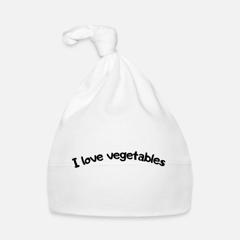 I love vegetables Baby Bio-Mütze