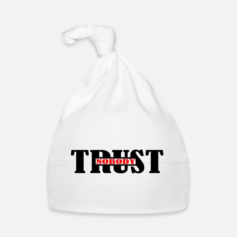 Trust nobody Organic Baby Cap