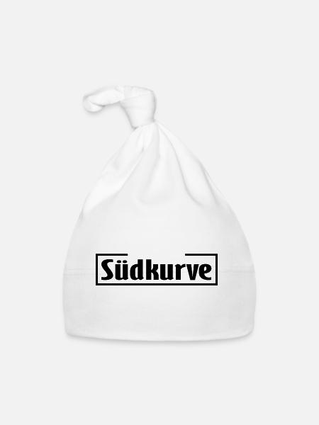 Die Ultras aus der Südkurve - Baby Bio-Mütze - Weiß - Vorne