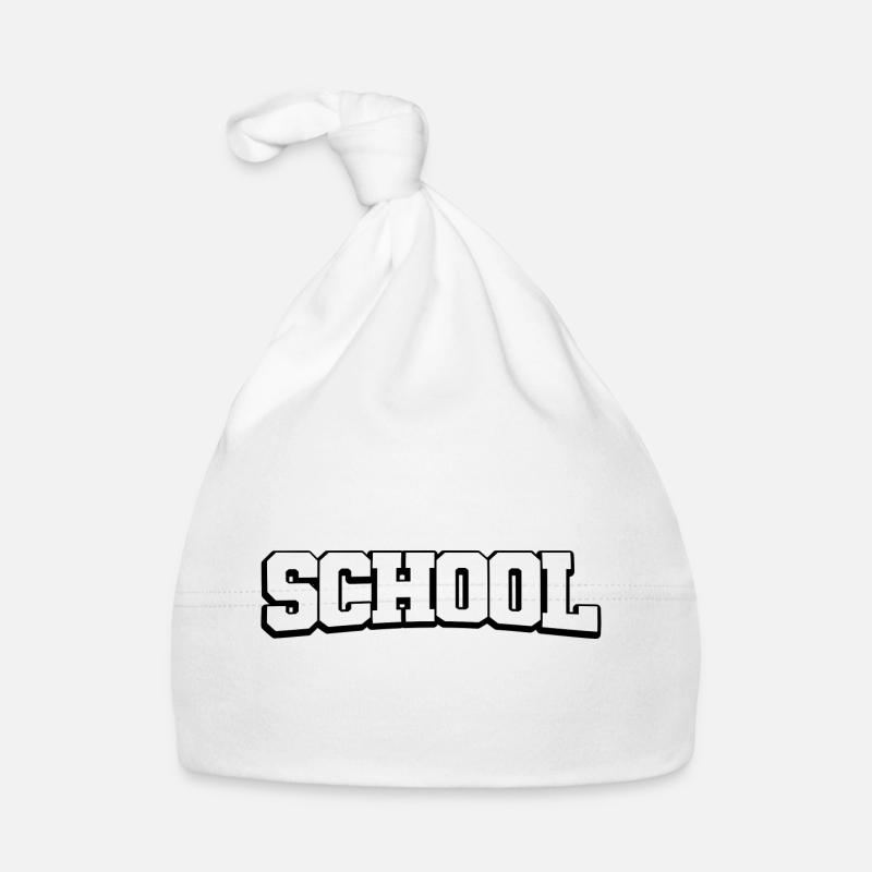 School - The School Design in Highschool Design Organic Baby Cap