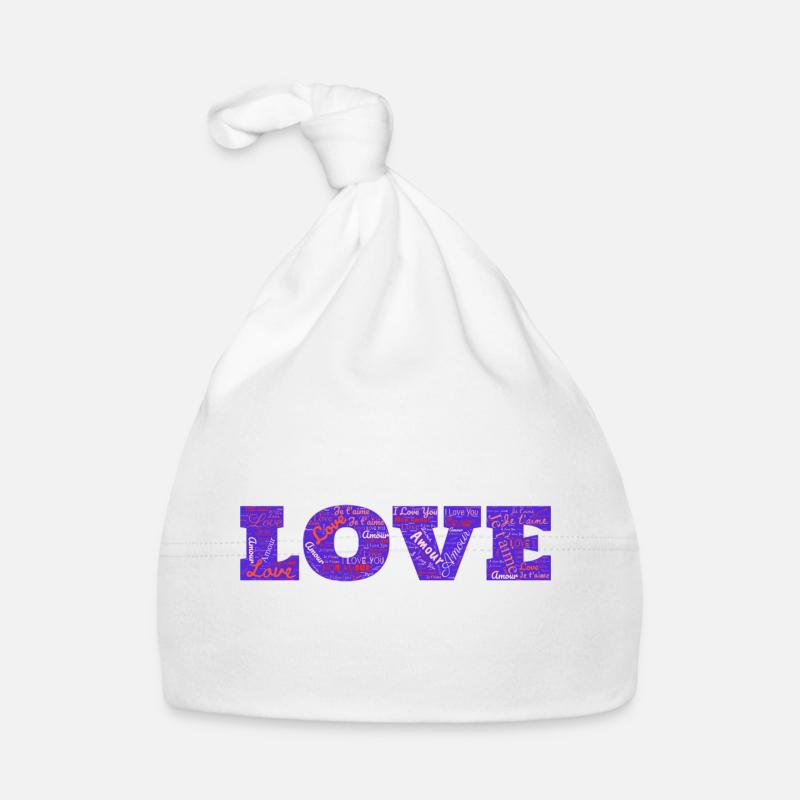 LIEBE Baby Bio-Mütze