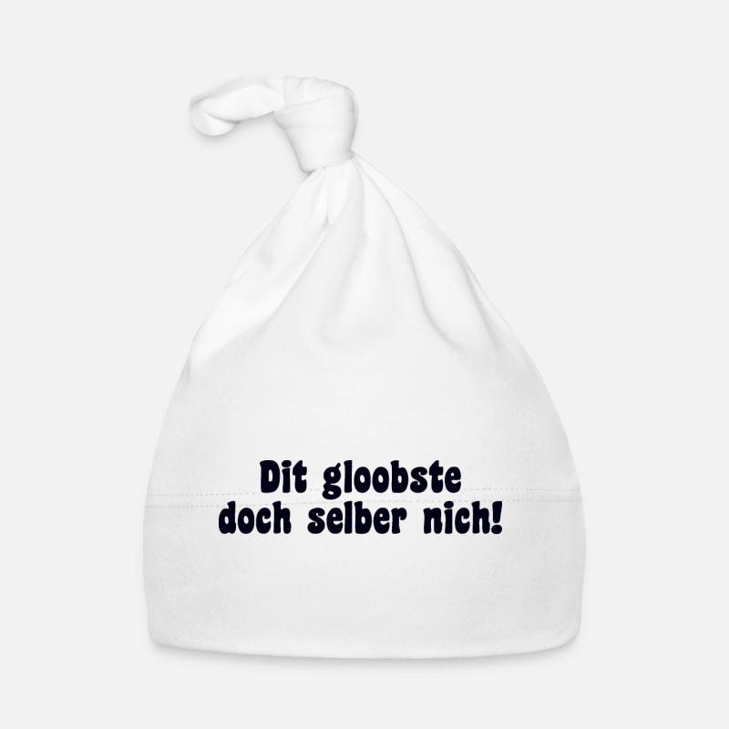 Berlin Spruch Dialekt Retro Baby Bio-Mütze