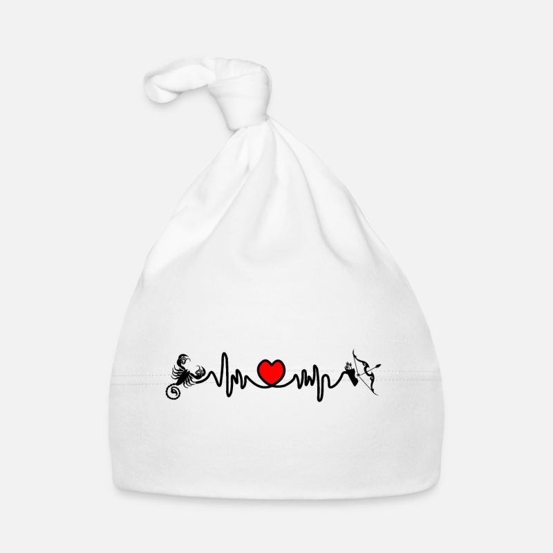 Herzfrequenz Cardio Skorpion Schütze Baby Bio-Mütze