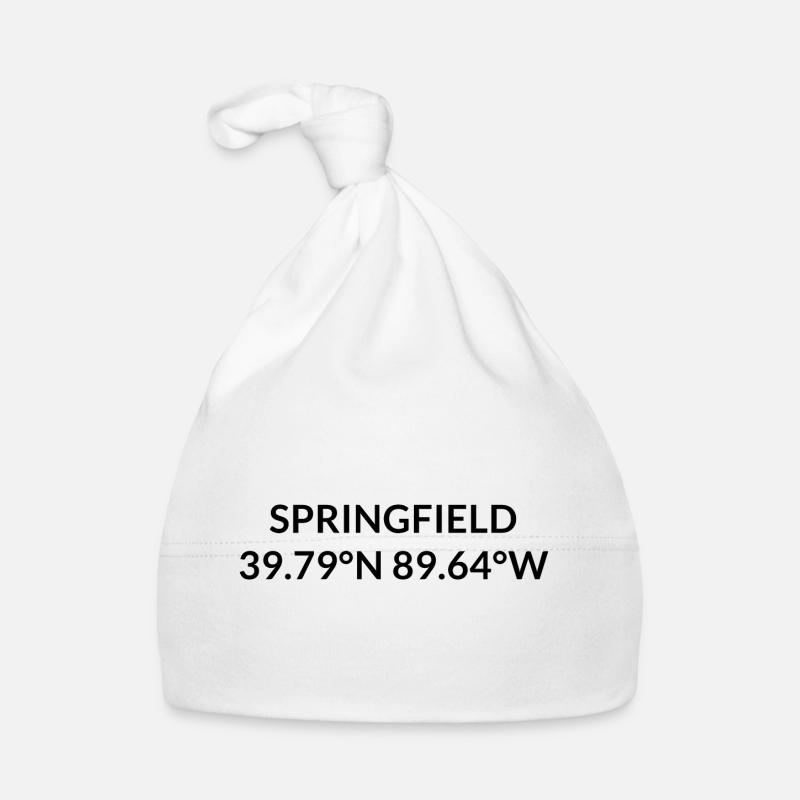 Coordonnées Springfield, Illinois, États-Unis Bonnet bio Bébé