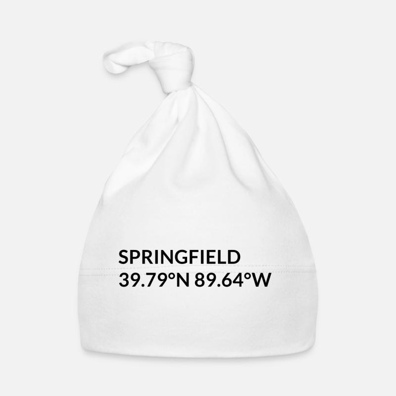 Coordonnées Springfield, Illinois, États-Unis Bonnet bio Bébé