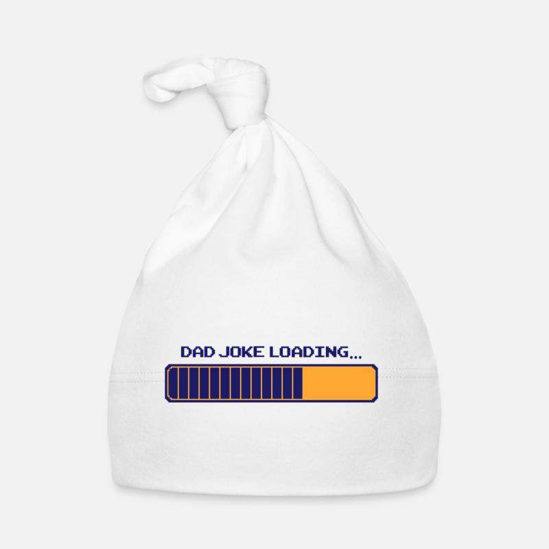 Dad Joke Loading – Pixelbar Baby Bio-Mütze