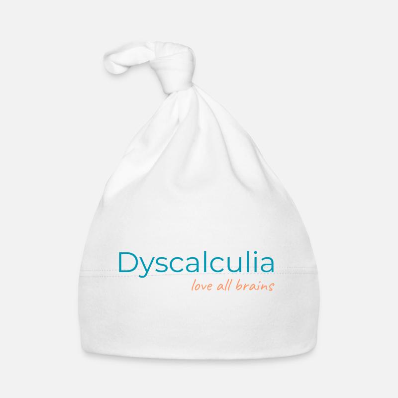 Dyscalculia - love all brains Organic Baby Cap