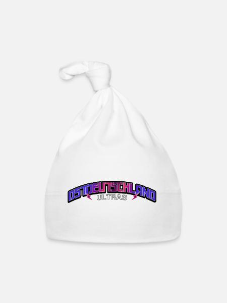 East Germany Ultras Ossis East East Germans - Organic Baby Cap - white - Front