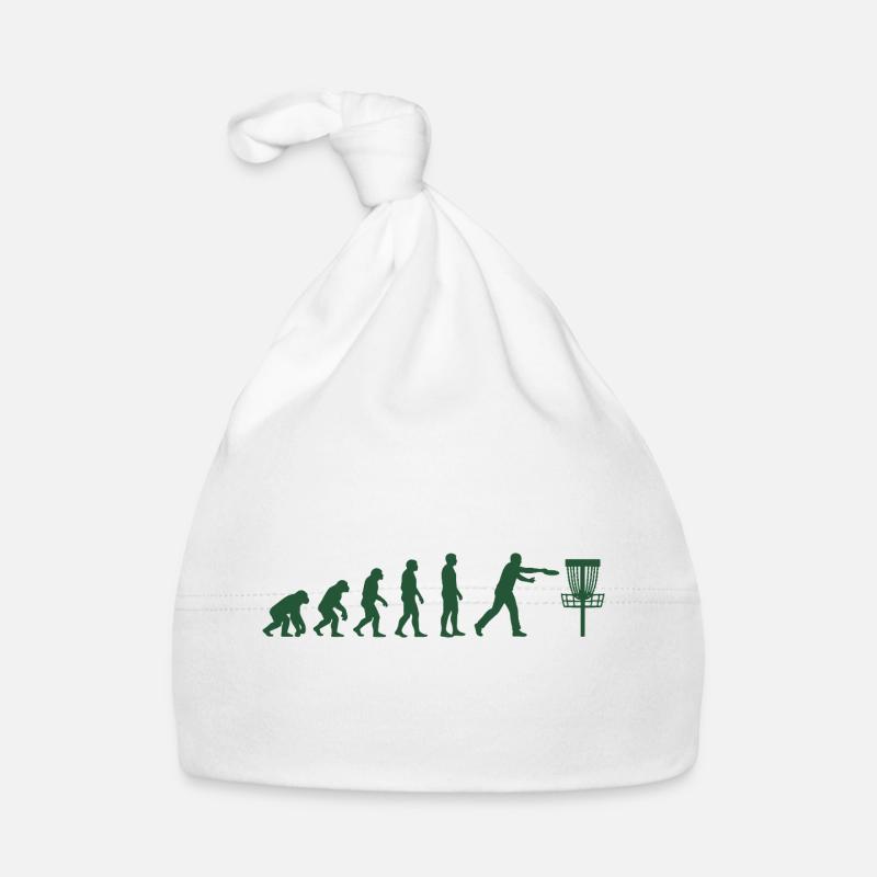 Disc Golf Evolution Drôle de Disc Golfeur Flying Disc Bonnet bio Bébé