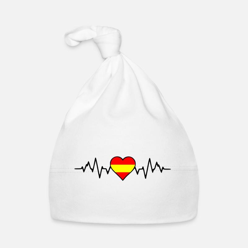 Spain Heartbeat Organic Baby Cap