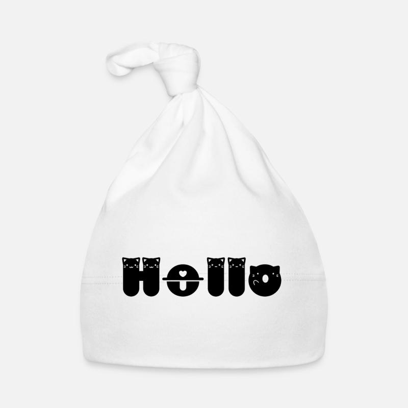 Hallo Katze Baby Bio-Mütze