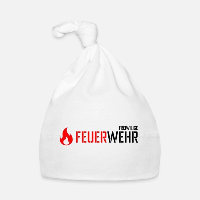 Feuerwehr Baby Bio-Mütze