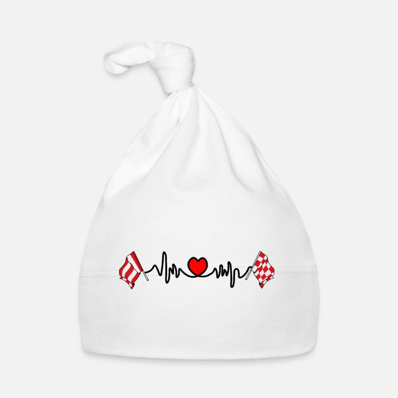 Eindhoven & Brabant Herzschlag Baby Bio-Mütze