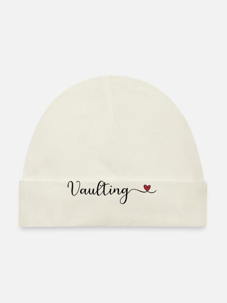 Vaulting Heart - Baby Bio-Mütze - Weiß - Vorne